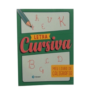 Kit 4 Revistas Cartilha de caligrafia culturama do básico ao avançado Alfabetização Escolar infantil (4)