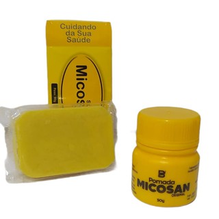Micosan 1 Pomada e 1 Sabonete juntos para mellhores beneficios