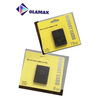 Olamax Memory Card 16mb 8mb Playstation 2 Ps2 Lacrado Cartão De Memoria