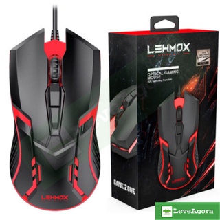 Mouse Gamer com LED RGB - LEHMOX GT-M5