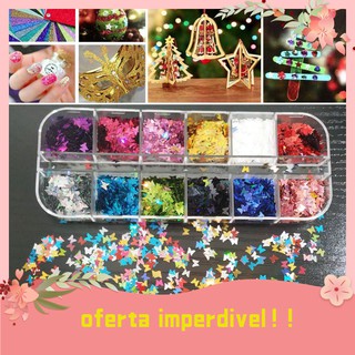 Lantejoulas De Glitter Colorida 3d Para Decoração De Unhas Artísticas alicepresentes!