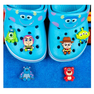Toy Story Crocs Jibbitz Original Buzz Lightyear Monstro Charme Para Mulheres Jibits Pinos Acessórios DIY Sapatos Entupir Decoração