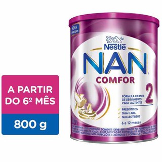 Kit C/3 Nan Comfor 2 Formula Infantil Nestlé 800g