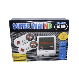 Vídeo Game Super Mini MD Retrô 167 Jogos SEGA 16 bits