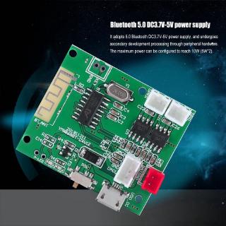 Bluetooth 5.0 2*5W Amplifier Board AUX Audio Input Power (3.7V-5V)