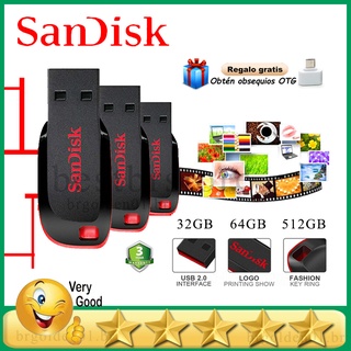 Pen drive Sandisk USB2.0 Flash Drives 64GB Pendrive 128gb