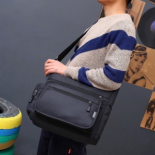 Men's Casual Nylon Waterproof Shoulder Bag Handbag Bag Messenger Briefcase