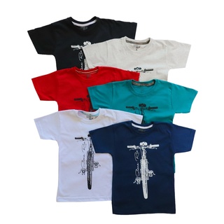 Camiseta Infantil manga curta em algodão tamanhos 02 ao 08