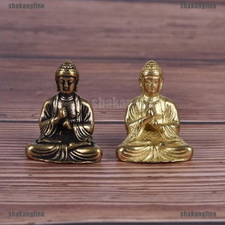 Skfine Mini Estátua De Buda Tamanho 2 Cores / Ornamentos Pequenos Para Decoração De Casa