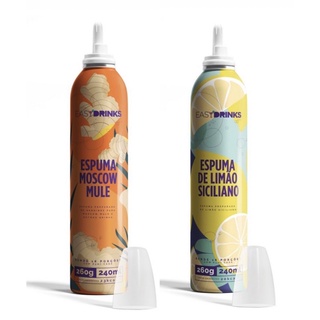 Espuma de Gengibre + Limão Siciliano Easy Drink 2 Spray 200gr cada (1)