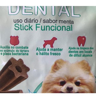 Stick Dental Funcional Raças Pequenas - Limpeza dos Dentes e Combate ao Mau Hálito - 60g (2)