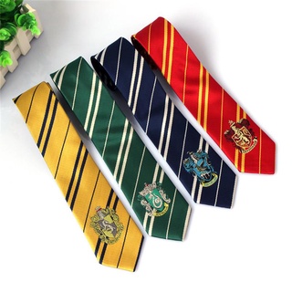 Harry Potter Gravata Academy Emblema Magia Acessórios Cosplay Halloween Natal Bonito Adereços Casuais