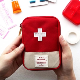 Viagem Ao Ar Livre Portátil Mini Kit Pequeno Medicina De Primeiros Socorros Pill Box Saco De Armazenamento Médico