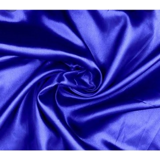 1 metro cetim suecia liso 100% poliester - 1,47m de largura - tecido de ótima qualidade Azul Royal