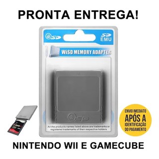 Adaptador Leitor De Cartão Sd Wii E Gamecube Gecko Game Cube