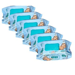 Toalhas Umedecidas Marigold Baby Premium c/120 Toalhinhas - kit 6 und - Total 720 unidades