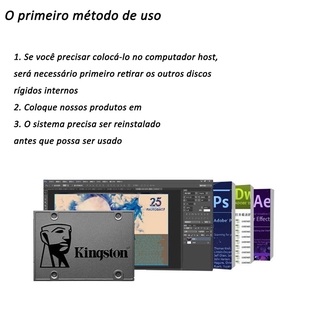 Kingston A400 Ssd De 120gb Solid State Drive Sata 3 2.5 Polegada Disko Resistente Para O Desktop Portátil (4)