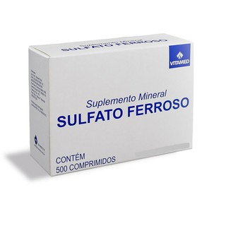 SULFATO FERROSO 40mg Com 20 Comprimidos