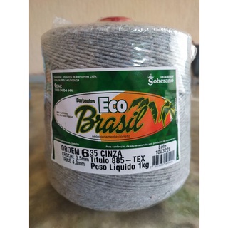 Barbante Soberano Eco Brasil 1 kg / N.6 Cinza