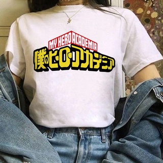 Camiseta Boku no Hero Unissex Camisa Anime My Hero Academia Deku Mydoria Todoroki