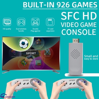【GIGGLE01】 SF900 Wireless Console para jogos Sega Genesis HD Family SFC TV Console de jogos Double Wireless Game 926 integrados 【WYH】