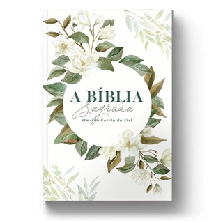 Biblia Feminina | Floral Magnólia Branca | Letra Média | Capa Dura (2)