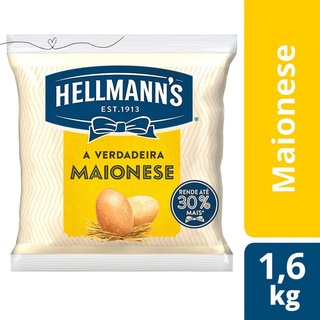 Maionese Hellmanns Pacote Bag - 1,6kg