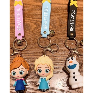 Chaveiro Frozen, Elsa, Anna e Olaf