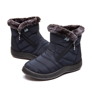 Women's Warm Waterproof Cotton Shoes Snow Boots Winter Non-slip Short Ankle Boots