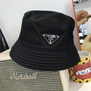 bucket chapéu prada nylon milano luxo