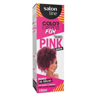 Salon Line Color Express Fun Pink Show Tonalizante 100ml Cabelo Rosa Show (1)