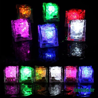 12x Cubos De Gelo De Led Brilhante Luminoso Neon (1)