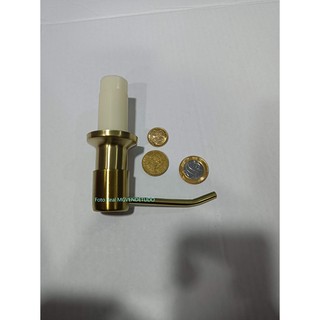 Dispenser Dosador Embutir Dourado Sabonete Liquido Aço Inox saboneteira de embutir (2)