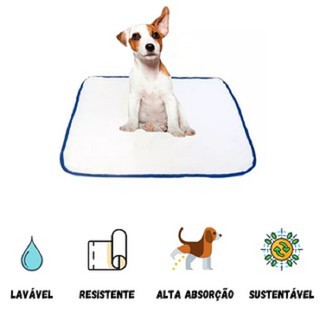 Tapete lavavel para cães 50x60 cm Tapetes Higiênicos Lavável Canino Cães