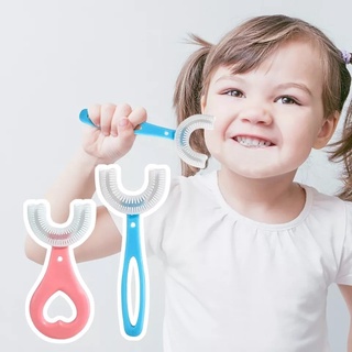 Escova De Dentes Infantil 360° Em Forma De U Para Crianças
