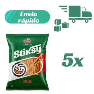 Stiksy Kit Com 5 Unidades 48g - palitinhos, salgadinhos Elma Chips (1)
