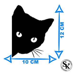 Adesivo Divertido Gatinho Gato Preto Pet Com ótima qualidade (1)