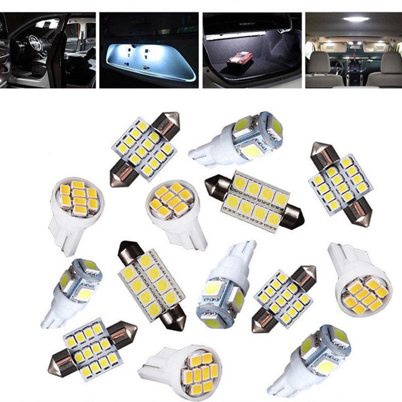 Lâmpada Interior LED Para Carro 14PCS Kit De Luzes De Pacote T10 De 31mm (8)