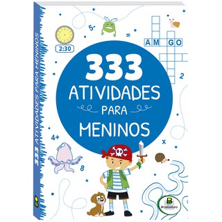 LIVRO 333 ATIVIDADES PARA MENINO 320 Páginas BRASILEITURA