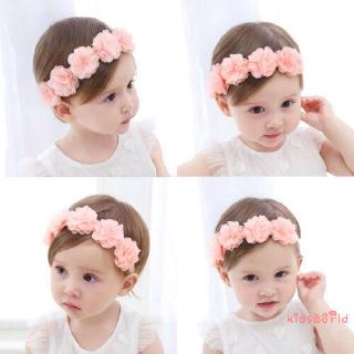 - Faixa de Cabelo Infantil com Flores para Meninas / Bebê / Acessórios / Turbante (1)