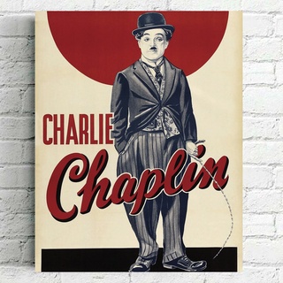 Quadro Placa Decorativa Charlie Chaplin - Filme - Decoração em MDF (1)