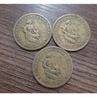 Lindas moedas 1.000 e 500 Réis Fortuna. (4)