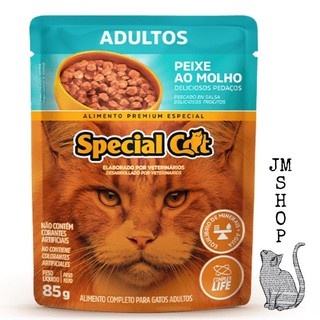 Sachê Special Cat 85gr - Caixa c/ 12un - Ração Úmida Gato - Sachê para Gato (7)