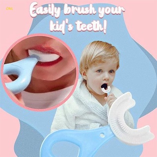ONL Portable U-Shaped Toothbrush for Kids Baby Silicone Toothbrush ​for Childrens (1)
