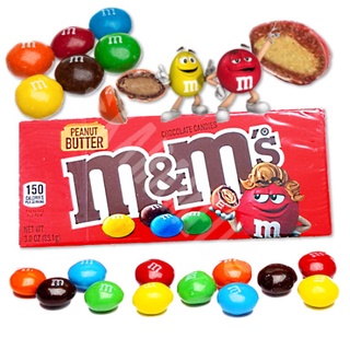 M&M's Peanut Butter 85,1g - Chocolate Candies - EUA