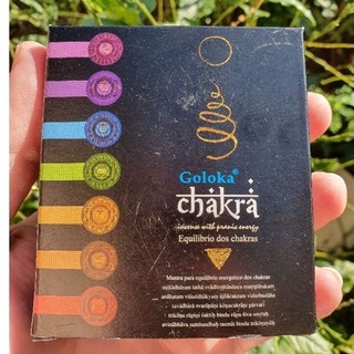 Incenso Cascata Goloka Sete Chakra / equilíbrio dos chakras