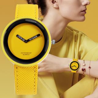 Relógio de Quarzto Montre com Pulseira de Couro PU / Relógio de Pulso Feminino Elegante Casual Estiloso