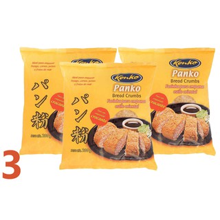 3 Farinha Panko para Empanar Kenko Bread Crumbs 200g - Tetsu Alimentos