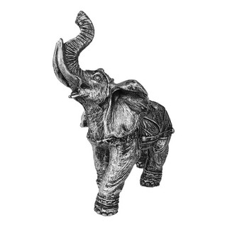 Elefante Indiano Em Resina Sorte E Sabedoria 23,5 Cm. (8)