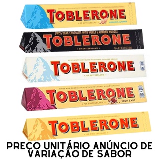 Toblerone Chocolate Importado da Suiça Vários Sabores Anúncio Variação de Sabor Preço referente a uma unidade (1)